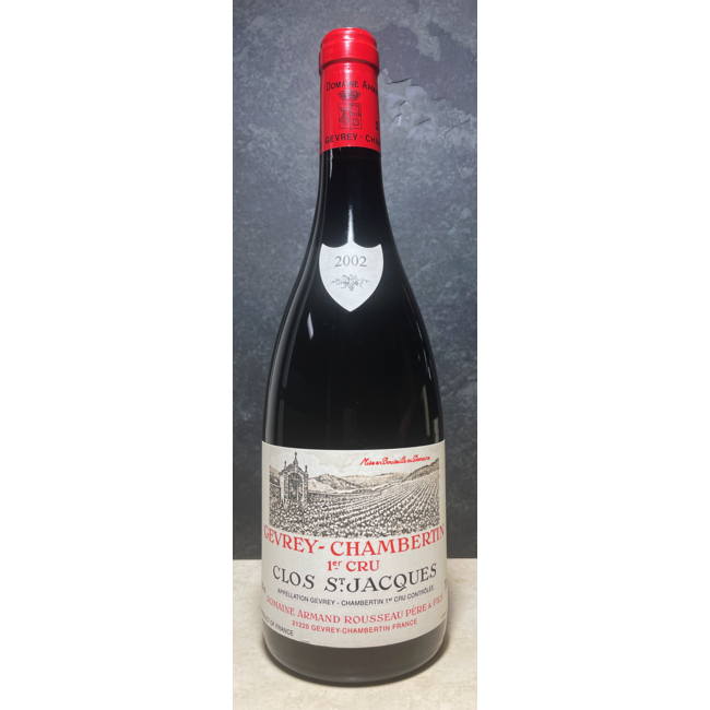 RARITÄT Gevrey- Chambertin 1er CRU Clos St. Jacques 2002 0.75 l