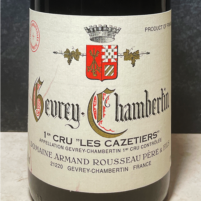 RARITÄT Gevrey- Chambertin 1er Cru "Les Cazetiers" 2002 0.75 l