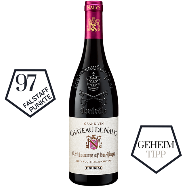 Chateau de Nalys Chateauneuf-du-Pape Grand Vin AOC Rouge 2019 0.75 l