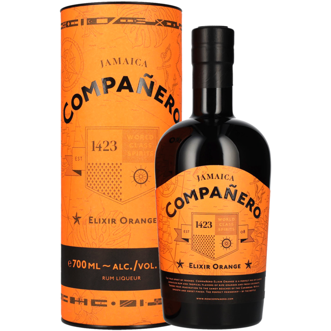 Companero Jamaica Elixir Orange Rum Based Spirit 0.7 l 40% vol