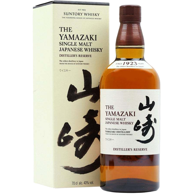 The Yamazaki Distiller's Reserve Japanese Single Malt Whisky 0.7 l 43% vol