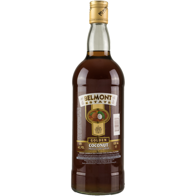 Belmont Estate Golden Coconut Rum Based Spirit 1.0 l 40% vol