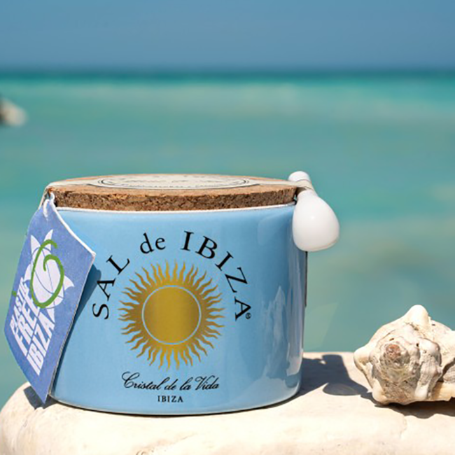 Fleur de Sel Mar Blau im Steintopf (140g)
