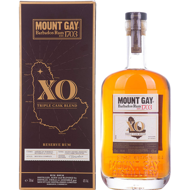 Mount Gay 1703 XO Triple Cask Reserve Rum 0.7 l 43% vol
