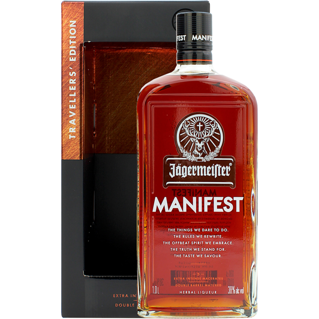 Jägermeister Manifest Travellers Edition 1.0 l 38% vol