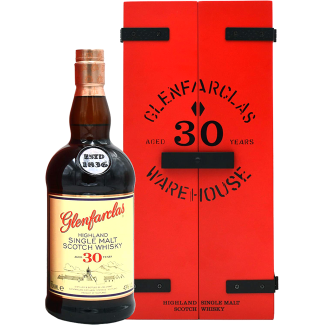 Glenfarclas Aged 30 Years Warehouse Highland Single Malt Scotch Whisky 0.7 l 43% vol