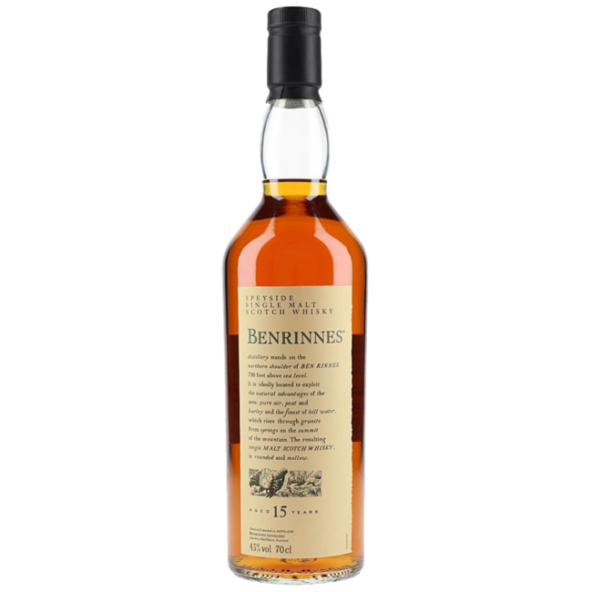 Benrinnes 15YO Flora & Fauna Speyside Single Malt Whisky 0.7 l 43% vol