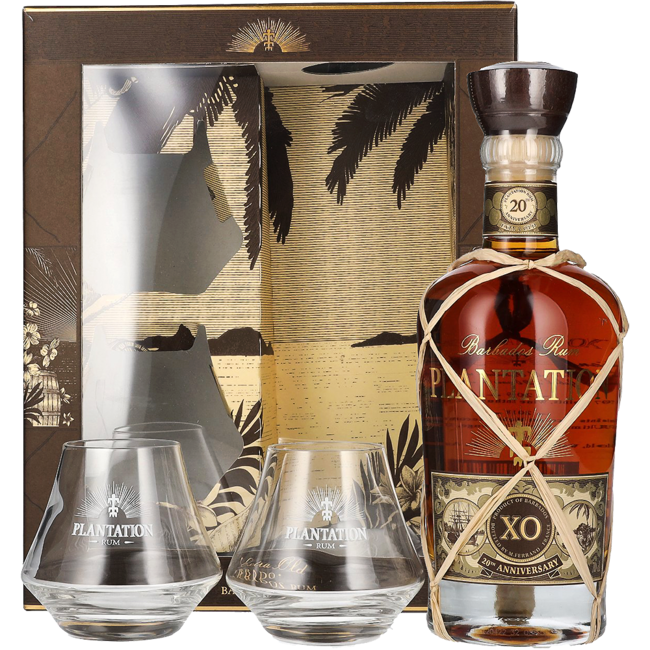 Barbados Rum XO 20th Anniversary Geschenk Set 0.7 l 40% vol