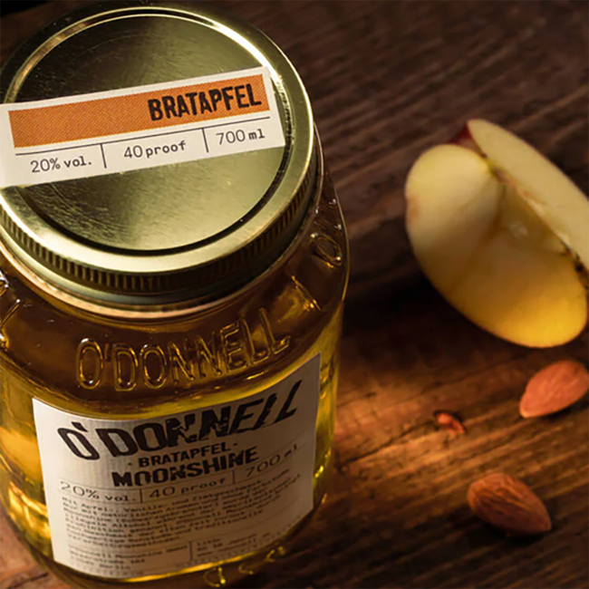 O'Donnell Moonshine Bratapfel Likör 0.7 l 20% vol