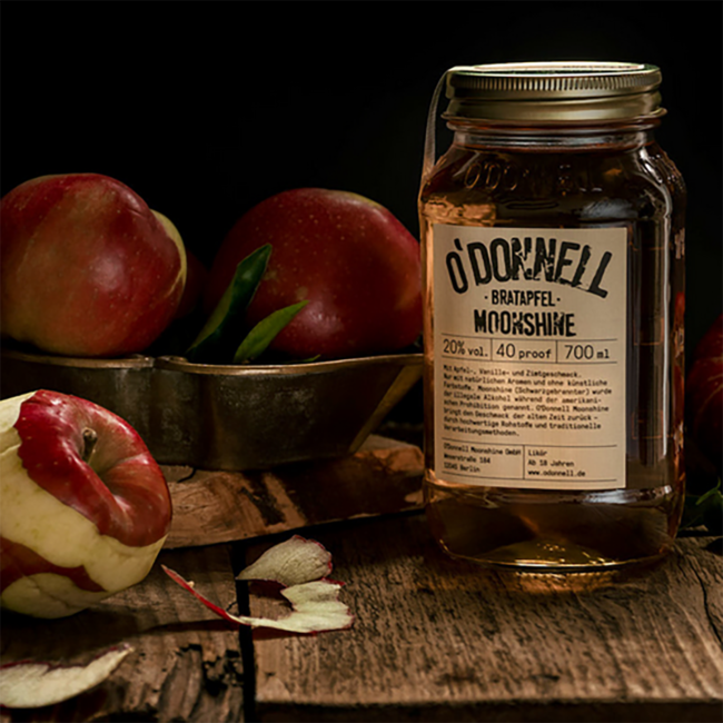 O'Donnell Moonshine Bratapfel Likör 0.7 l 20% vol