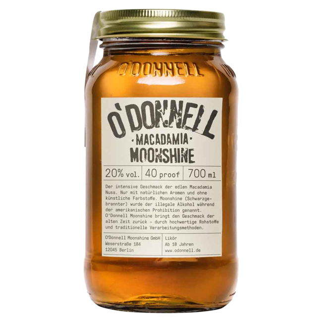 O'Donnell Moonshine Macadamia Likör 0.7 l 20% vol