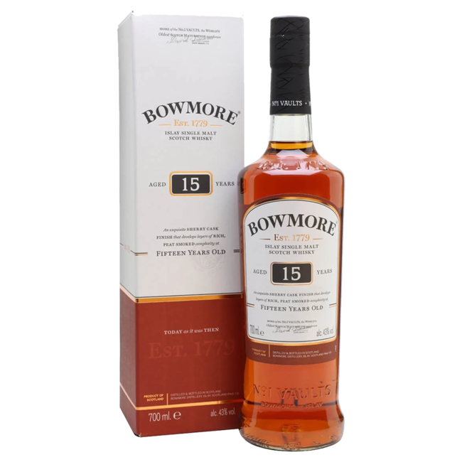 Bowmore 15 Years Old Islay Single Malt Scotch Whisky 0.7 l 43% vol