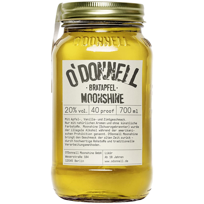 O'Donnell Moonshine Bratapfel Likör 0.7 l 20% vol