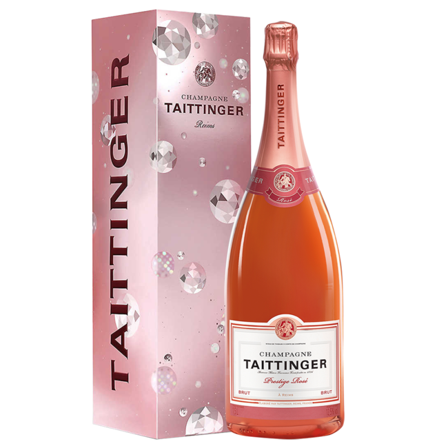 Taittinger | Champagner Prestige Rosé GB Bubbles 1.50 l 12.50 % vol -  WEINHERZ Kitzbühel - Die VINOTHEK in Kitzbühel