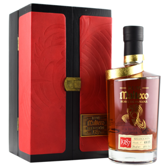 Malteco Distillery / Guatemala & Panama Malteco Seleccion 1987 Rum Holzbox 0.7 l 40% vol