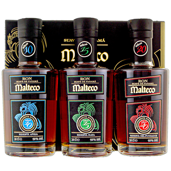 Malteco Triple Pack (10YO/15YO/20YO) 3x 0.2 l in GB 40% vol