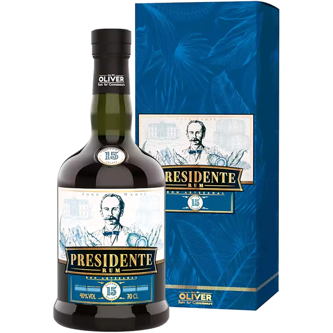 Presidente 15 Years Old Rum 0.7 l 40% vol