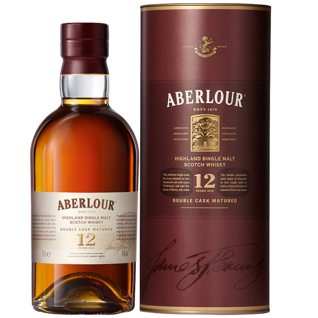 Aberlour 12 Years Old Double Cask Matured Speyside Single Malt Scotch Whisky 0.7 l 40% vol