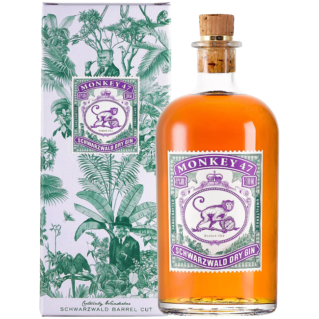 Monkey 47 Barrel Cut Schwarzwald Dry Gin 0.5 l 47% vol