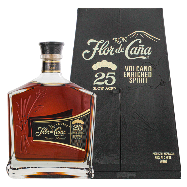 Flor de Cana 25 Years Slow aged Rum in GB 0.7 l 40% vol