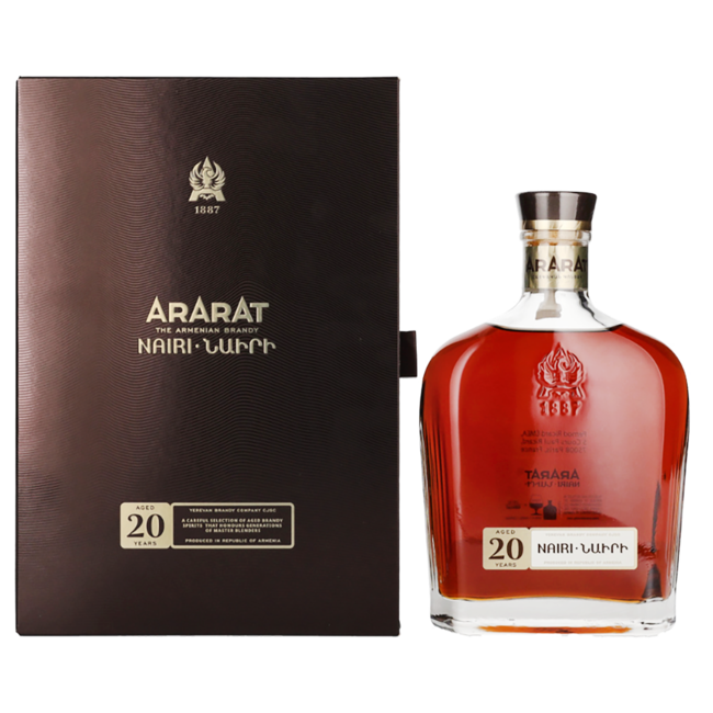 Ararat Nairi 20 Years Old Armenian Brandy in GB 0.7 l 40% vol