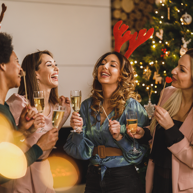 Jute Weinbeutel - Rot & Natur 1er