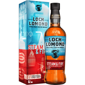 Loch Lomond / Schottland, Highlands Steam & Fire Single Malt Scotch Whisky 0,7 l 46 % vol