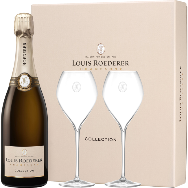 Collection 245 Champagner Deluxe Box mit 2 Gläser 0.75 l 12% vol