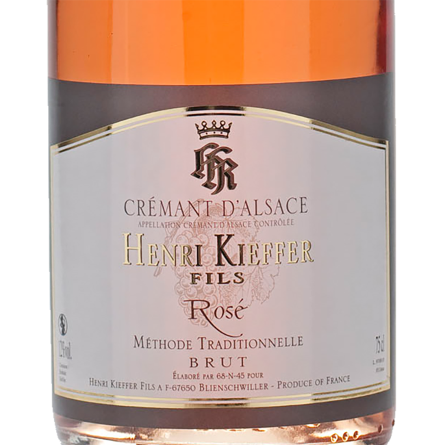 Brut Rose Cremant d'Alsace 0.75 l 12% vol