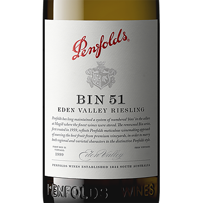 Bin 51 Eden Valley Riesling 2023 0.75 l