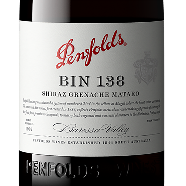 Bin 138 Shiraz Grenache Mataro 2020 0.75 l