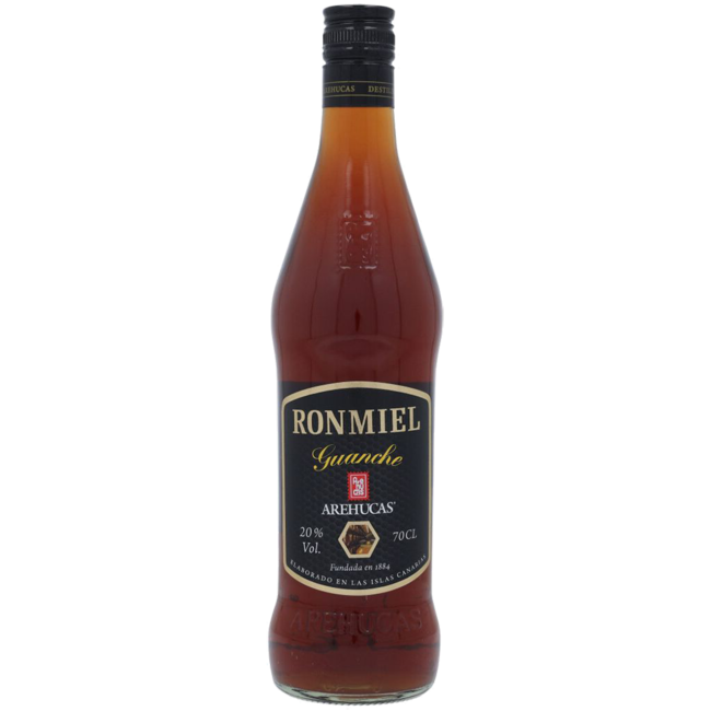 Arehucas Guanche Ron Miel Honey Rum Based Spirit 0.7 l 20% vol