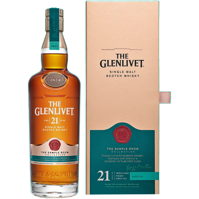 The Glenlivet 21 Years Old The Sample Room Collection Speyside Single Malt Scotch Whisky 0.7 l 43% vol