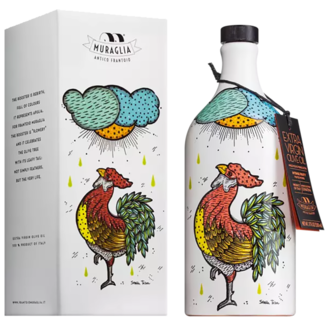 Muraglia / Italien, Apulien Muraglia Olio Extra Vergine Il Gallo, Keramikkrug 0,5 l