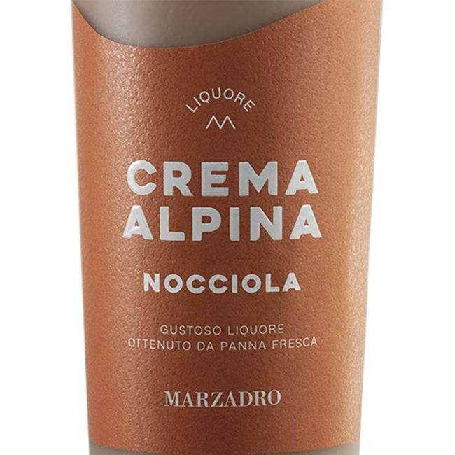 Marzadro Crema Alpina Nocciola  Likör 0.7 l 17% vol