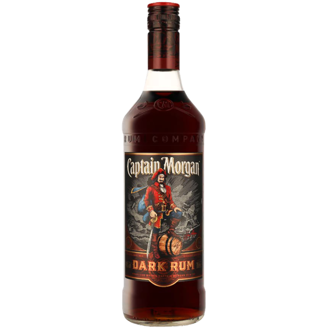Captain Morgan Dark Rum Based Spirit 1.0 l 40% vol