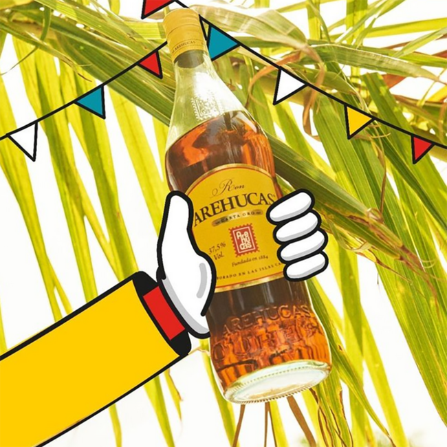 Arehucas Carta Oro Golden Rum 0.7 l 37.50% vol