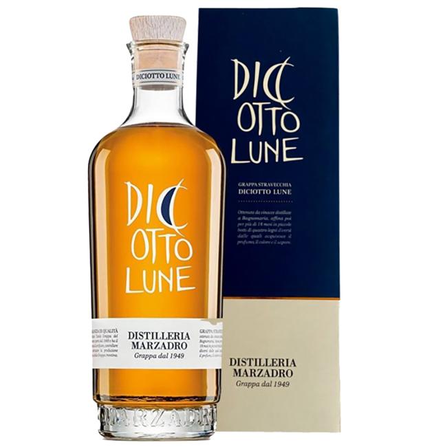 Le Dic'otto Lune Grappa in GB 0.7 l 41% vol