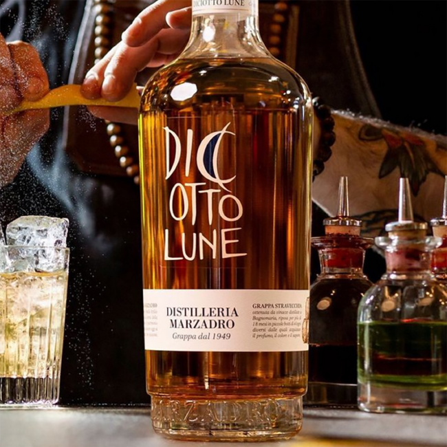 Le Dic'otto Lune Grappa in GB 0.7 l 41% vol