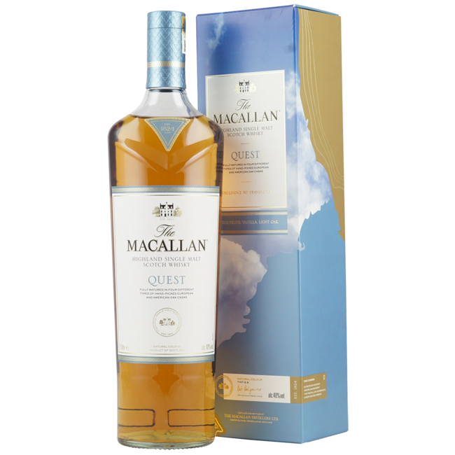 Macallan Quest Highland Single Malt Scotch Whisky 1.0 l 40% vol