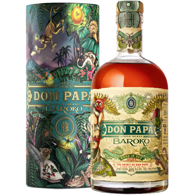 Don Papa Single Island Baroko ECO Limited Edition Rum Based Spirit 0.7 l 40% vol