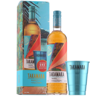 Takamaka Distillery / Seychellen Takamaka Dark Spiced Rum Set mit Beach Cup 0.7 l 38% vol