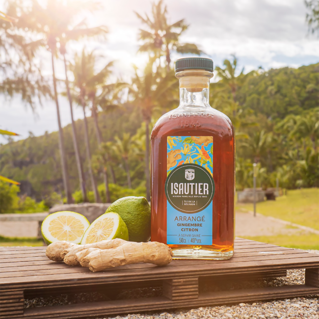 Isautier Arrange Ginger Lemon Rum Likör 0.5 l 40% vol