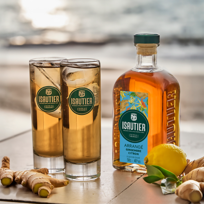 Isautier Arrange Ginger Lemon Rum Likör 0.5 l 40% vol