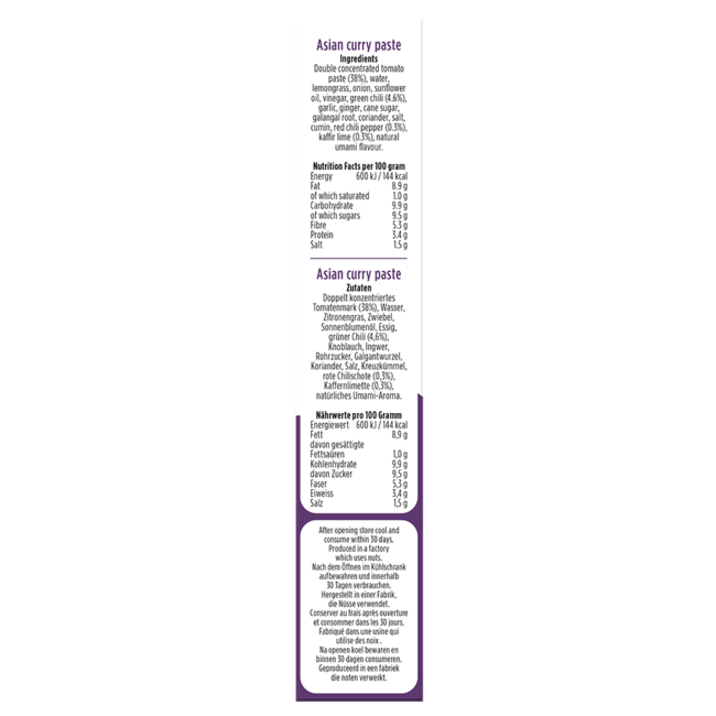 Bomba! Mystic Bangkok, Asiatische Curry Würzpaste 150g