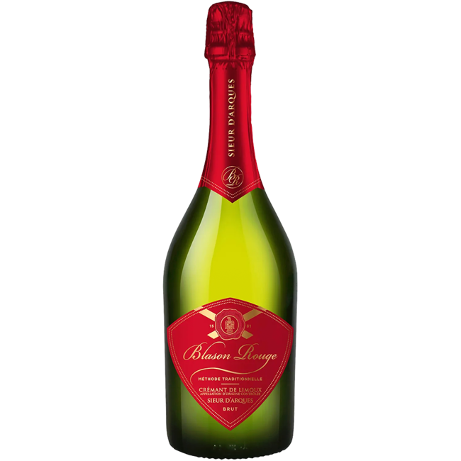 Blason Rouge Cremant de Limoux Brut Blanc AOC 0.75 l 12.50% vol