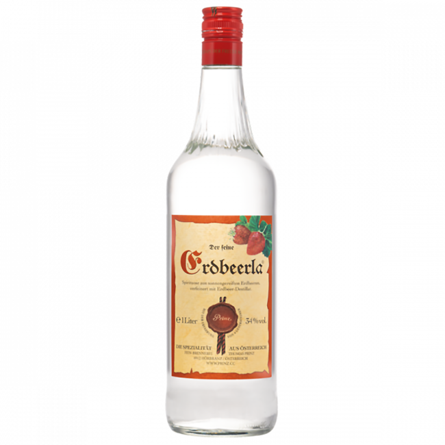 Prinz Erdbeerla Schnaps 1.0 l 34% vol