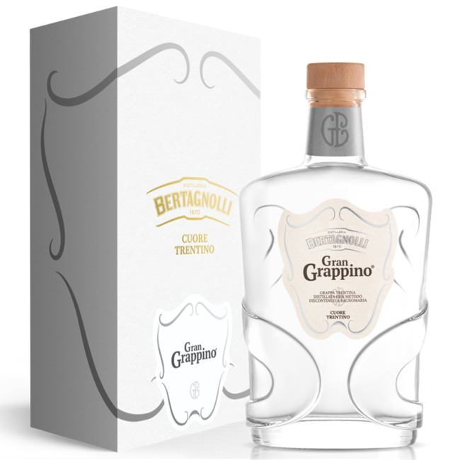 Bertagnolli Grappa Gran Grappino Bianco in GB 0.7 l 42% vol