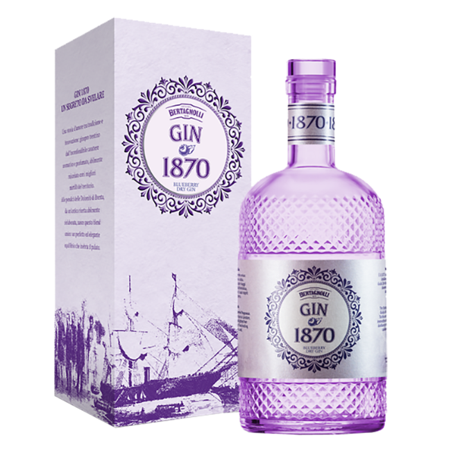 Bertagnolli Gin 1870 Blueberry Dry Gin in GB 0.7 l 43% vol