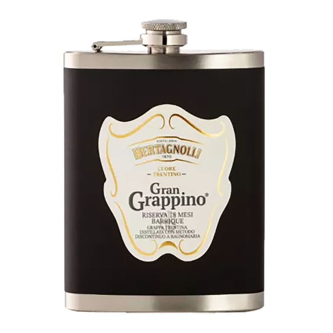 Bertagnolli Grappa Gran Grappino Riserva 18M  Flachmann 0.2 l 42% vol